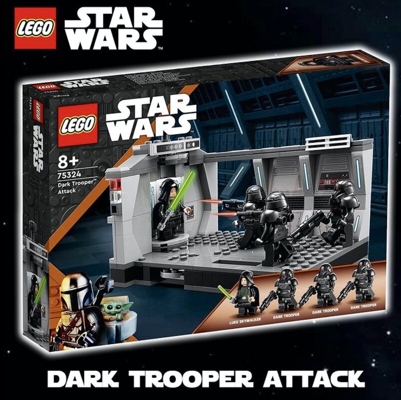 LEGO The Mandalorian The Dark Trooper Attack Set Revealed
